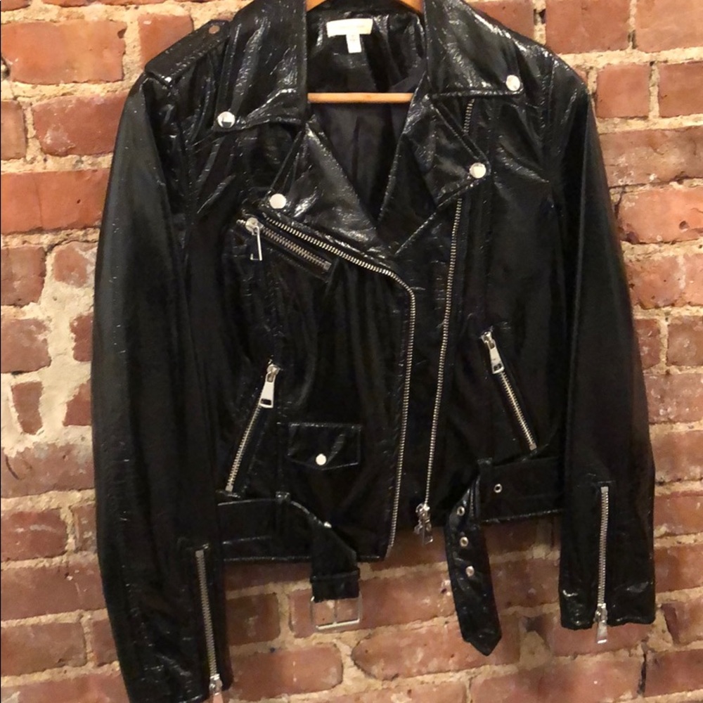Patent leather Jacket - brand new without tags